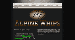 Desktop Screenshot of alpinewhips.ca