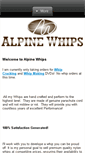 Mobile Screenshot of alpinewhips.ca