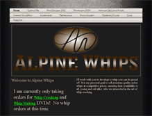Tablet Screenshot of alpinewhips.ca